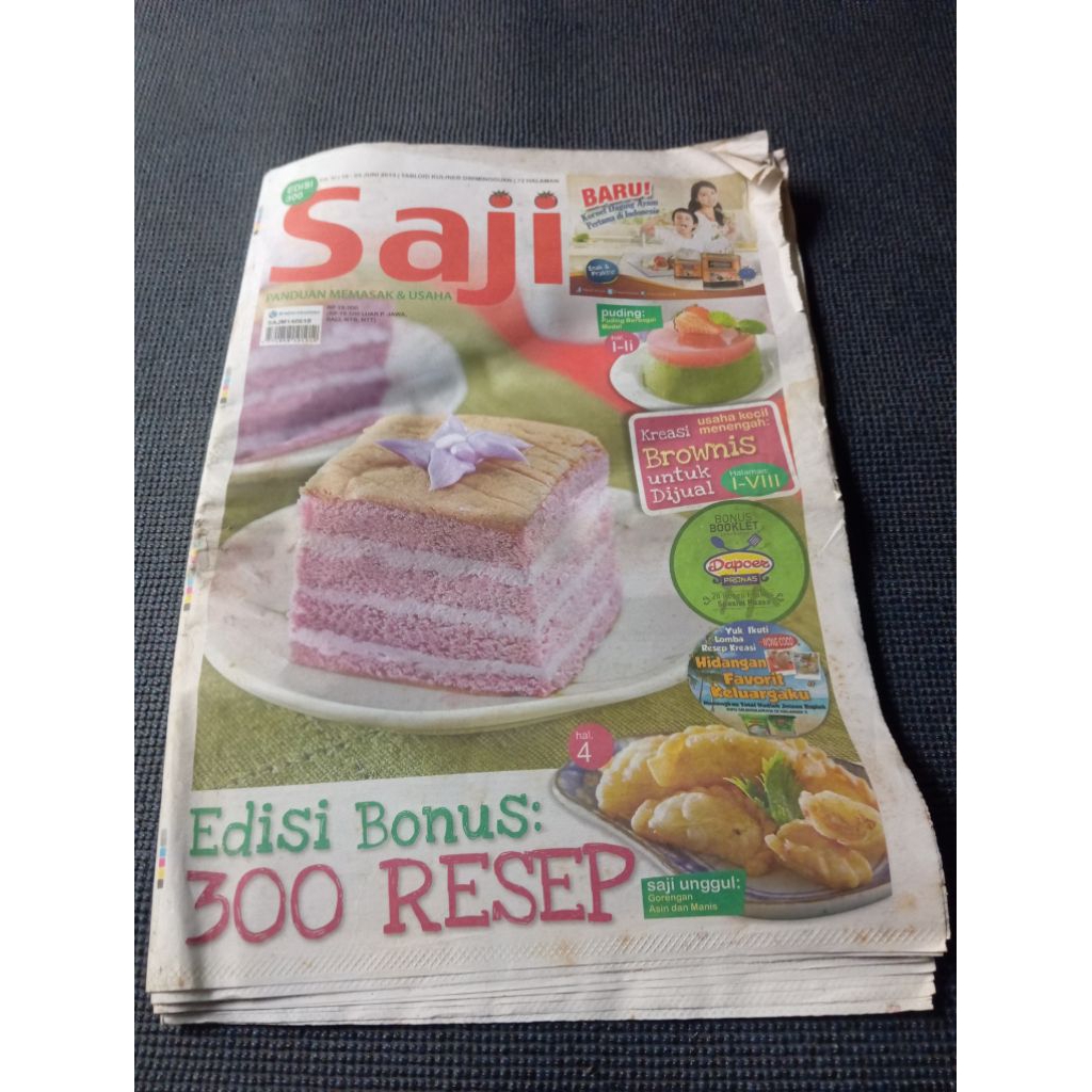 tabloid saji bonus 300 resep ed juni 2014