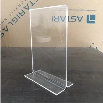 Akrilik F4 Brosur Acrylic Tent Card Brosur ukuran F4