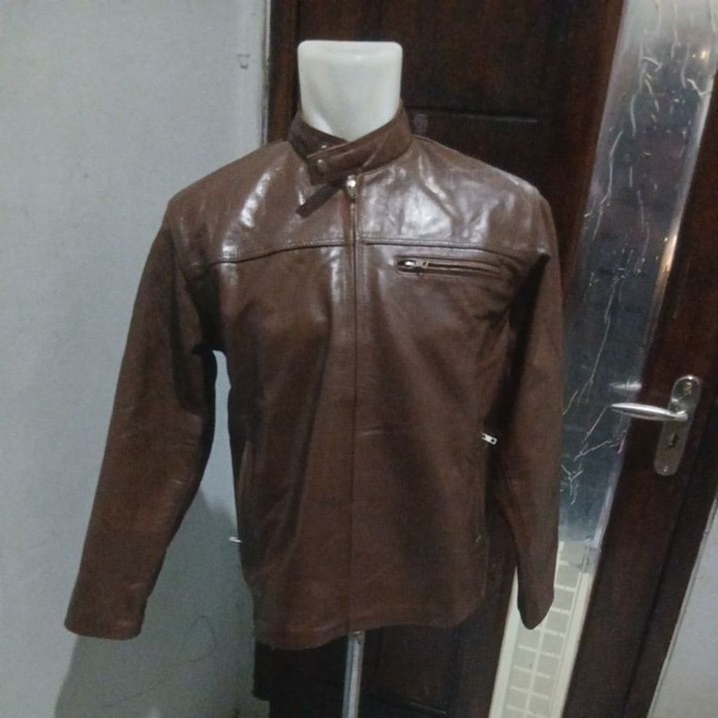 JAKET KULIT SAPI MOTORAN