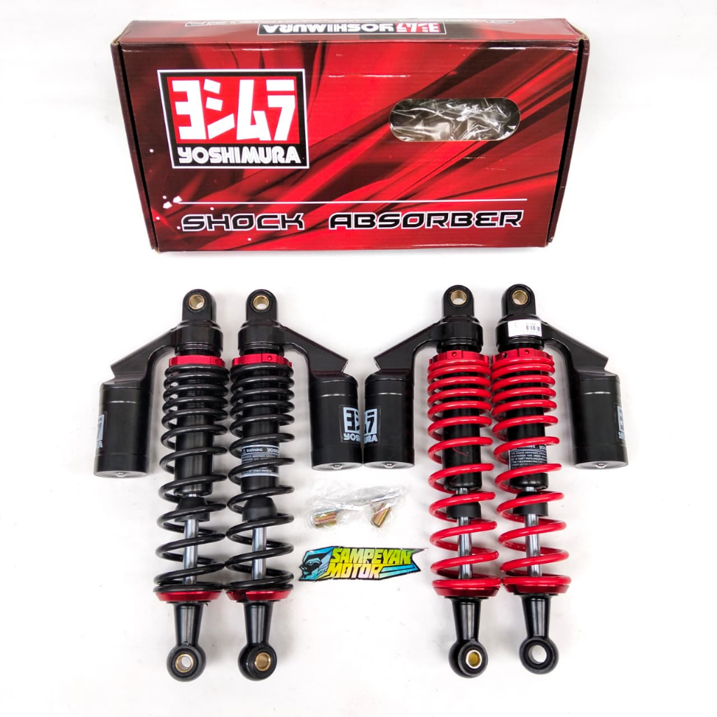 Shock Shok Skok Sekok Sok Shokbreaker Belakang Variasi Tabung Atas Merk Yoshimura E-Series Ukuran 28