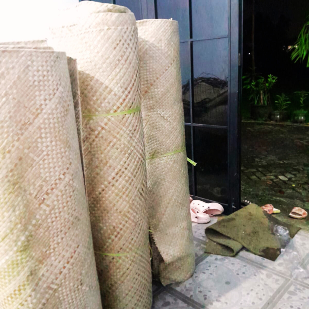 Promo Tikar Pandan/Kloso Pandan/Tikar Jenazah (90x160cm) Tebal 2 Lapis