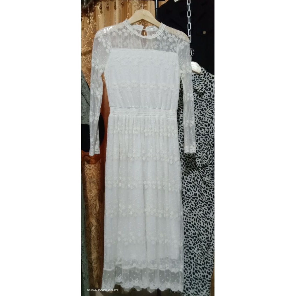 dress brokat preloved