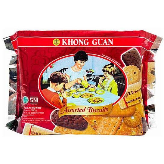 Khong Guan Mini Assorted Biscuit 300gr - khong guan biskuit kemasan kecil - biskuit jadul khong guan