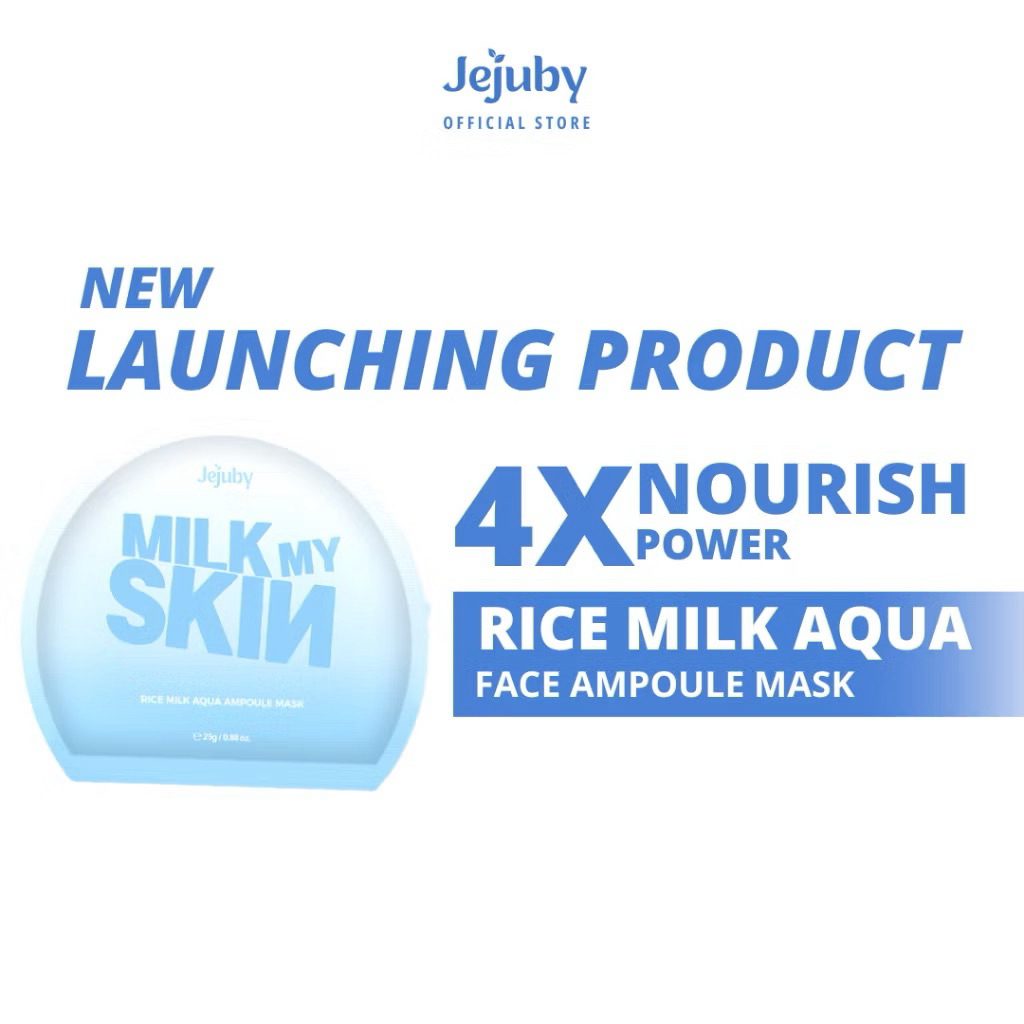 JEJUBY Milk My Skin – Rice Milk Ampoule Mask
