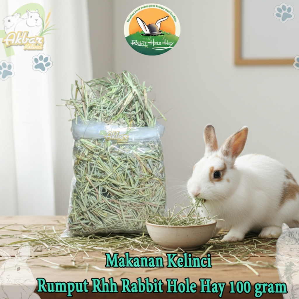 Orchard Hay 100 RHH Rumput Hay Orchard Rabbit Hole Hay 100 rumput hay makanan kelinci
