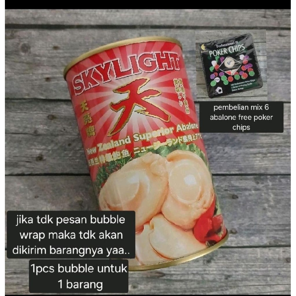Skylight New Zealand Superior Abalone... 425gms.....setelah packing berat nya kurang lebih 800gms