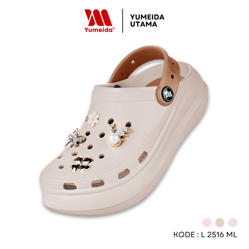 Yumeida L-2516 ML - Sandal Anak Slop Tali Karet Anti Slip