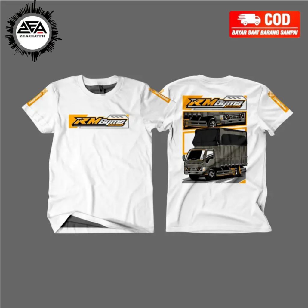 Kaos RM Byms Banyumas /Baju T-shirt RM Byms Banyumas Katun Combed 24s Premium