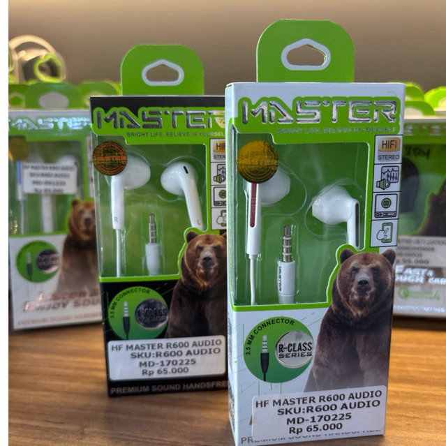 HEADSET MASTER R600 AUDIO JACK