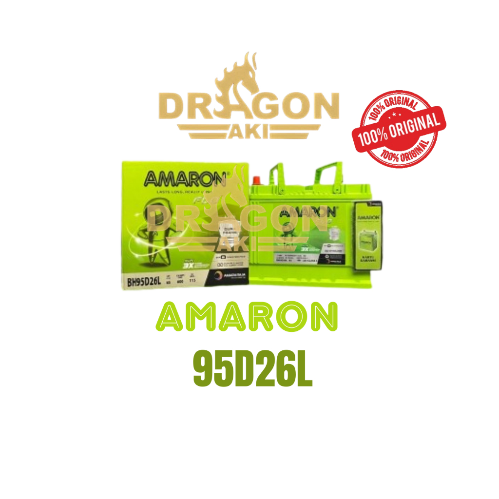 AKI MOBIL PAJERO   AMARON HI LIFE 95D26L