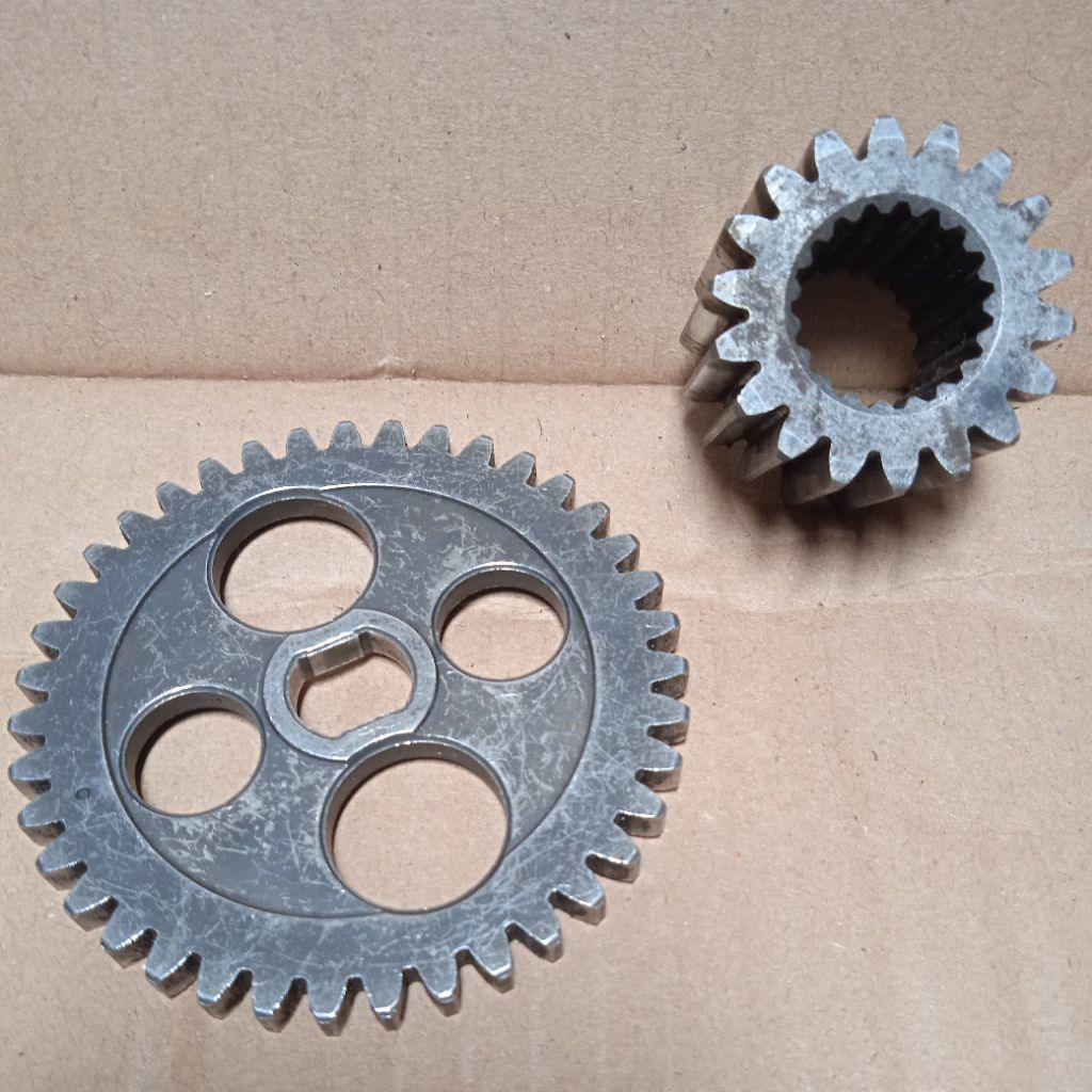 Original Gigi Primer Sekunder Gear Pompa Oli 18 21 73 39 T Honda CB GL 100 125 CG 110 CG 125 Mp Mega