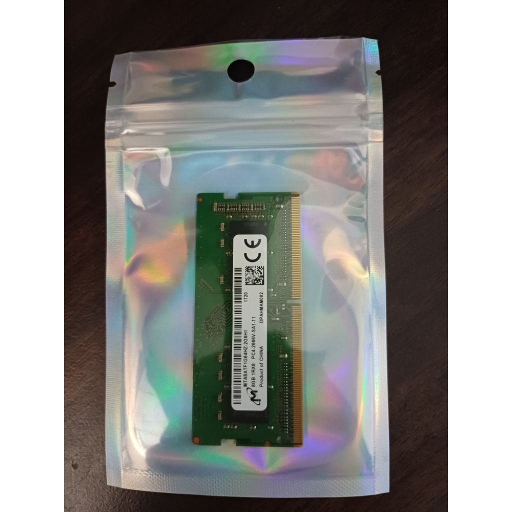 RAM Laptop Micron DDR4 8GB 2666V 2666mhz