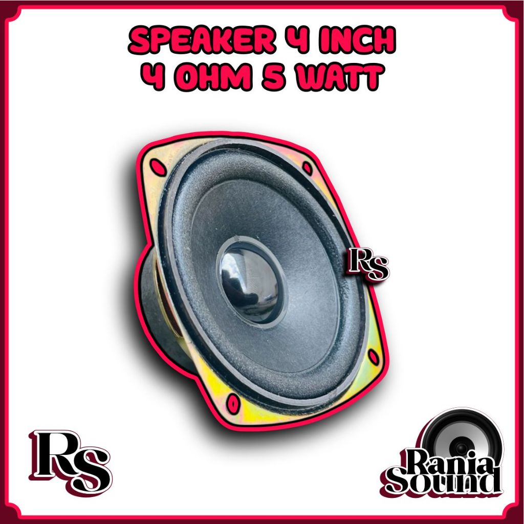 (SPK) Speaker 4 Inch 4 Ohm 5 Watt ups
