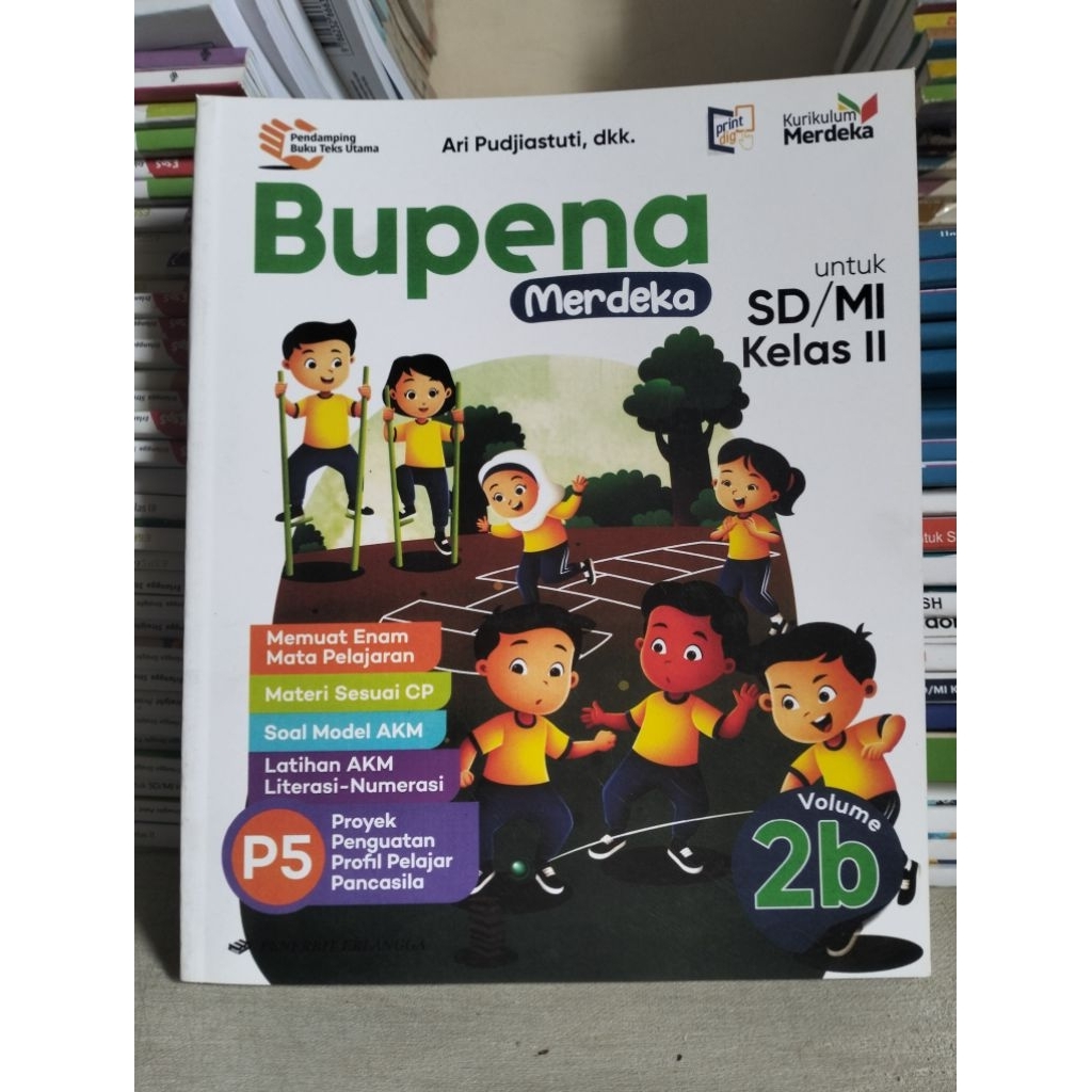 buku bupena p5 kelas 2B Erlangga