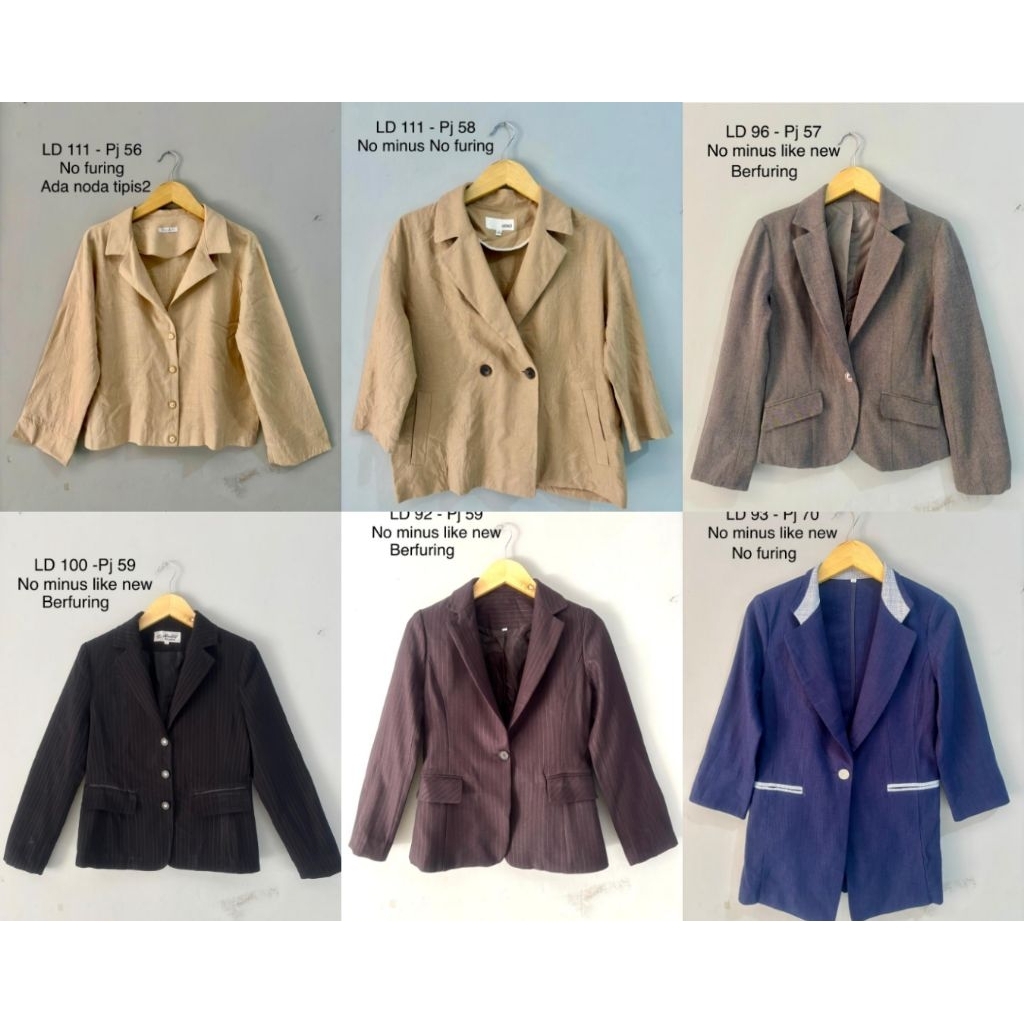Outwear blazer wanita premium / blazer kekinian / blazer formal