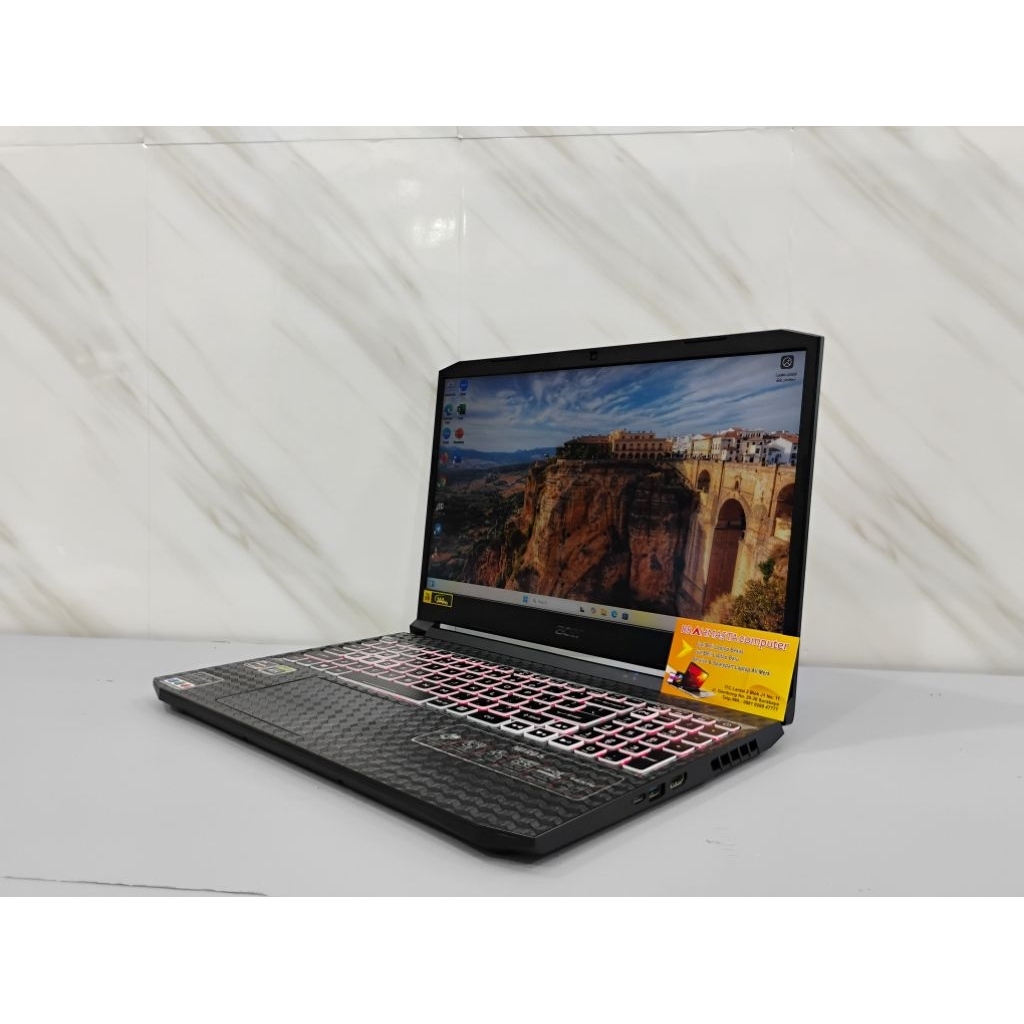 LAPTOP ACER NITRO 5 AN515-45 SECOND SIAP PAKAI