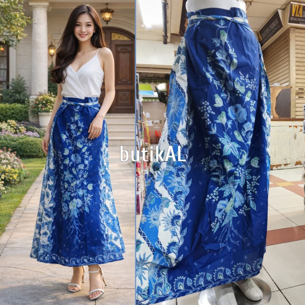 Rok Batik Tumpal Betawi Model Payung/Mayung Jumbo