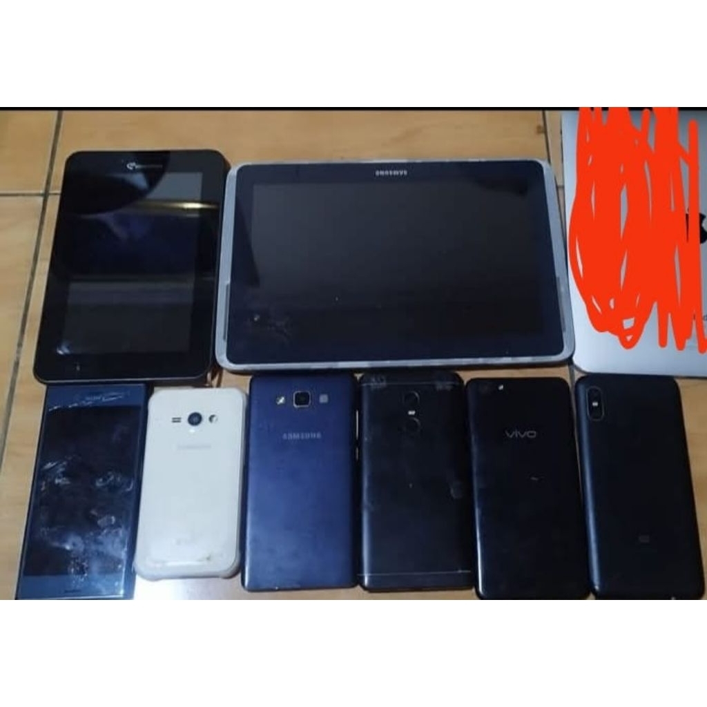 hp bekas kondisi nyala dan mati sesuai quantity