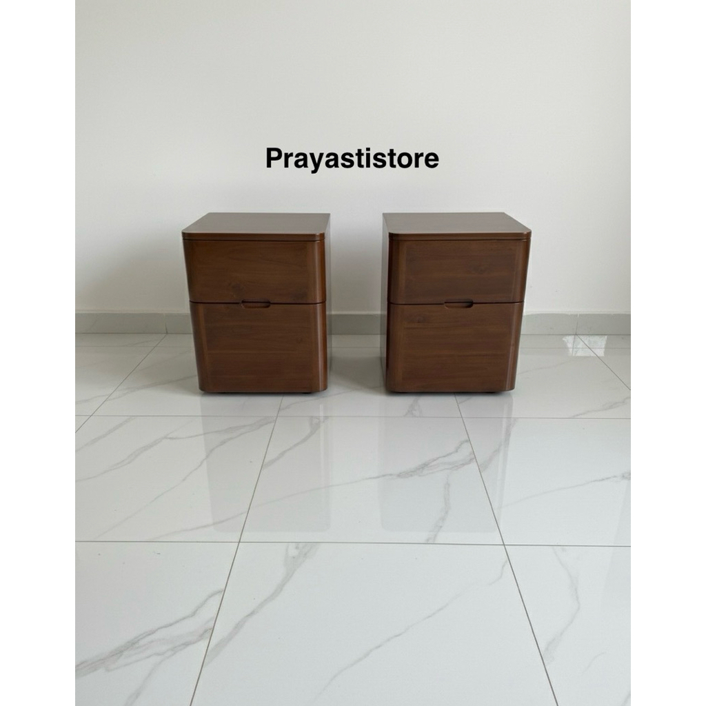 Nakas Minimalis Jati Nakas Minimalis 2 Laci Jati Meja Nakas 2 Laci jati