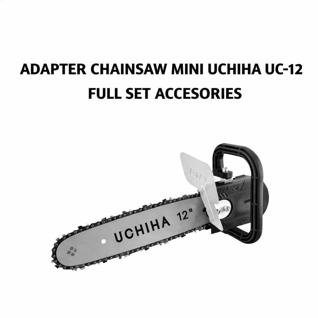 UCHIHA Gergaji mini gerinda tangan / Adaptor chainsaw konverter adapter gerinda / Chainsaw adapter m