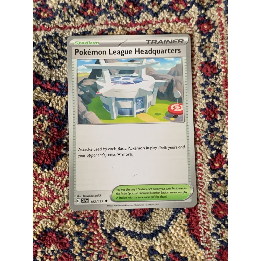 Pokemon League Headquarters Pokemon English