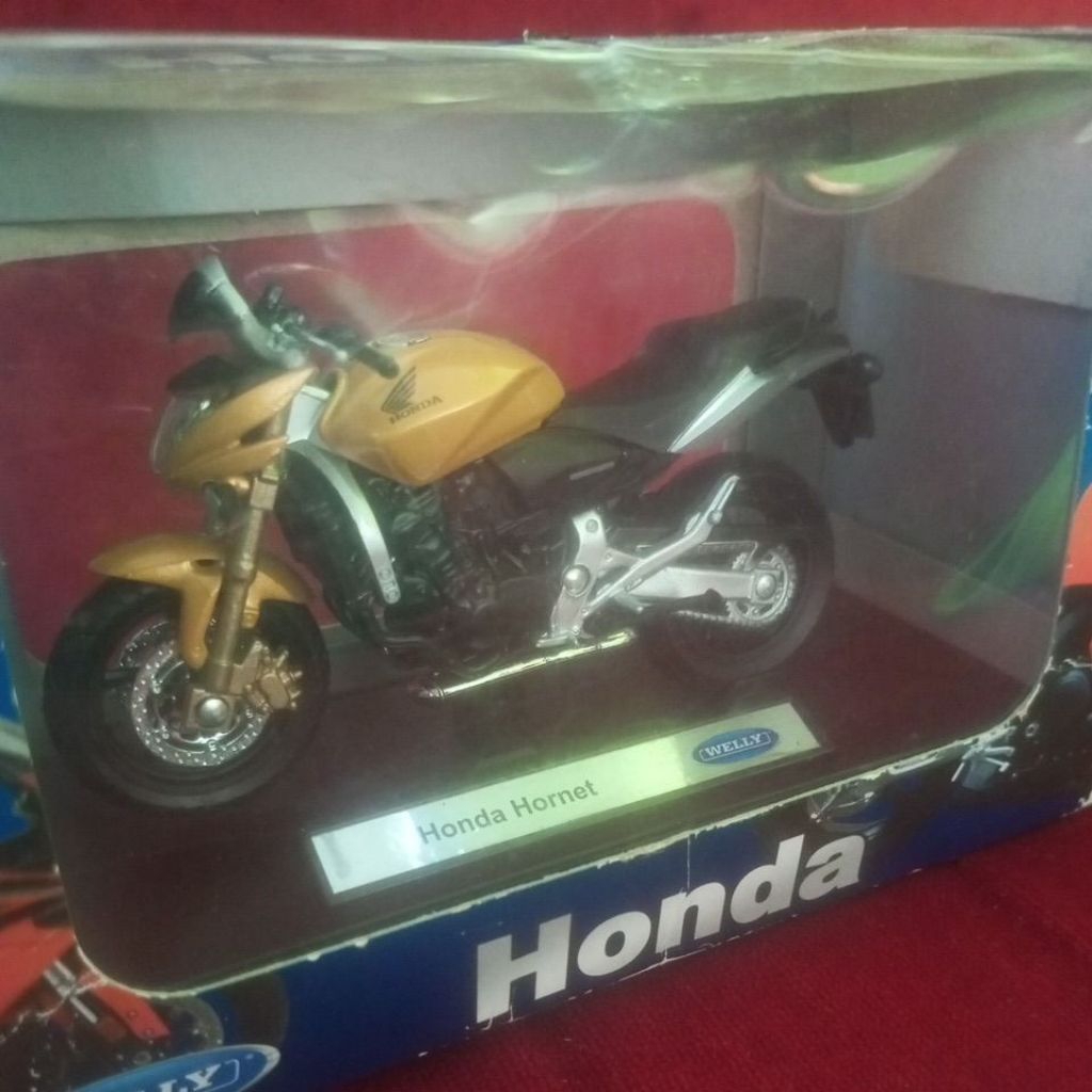 Diecast miniatur motor honda  hornet moge murah
