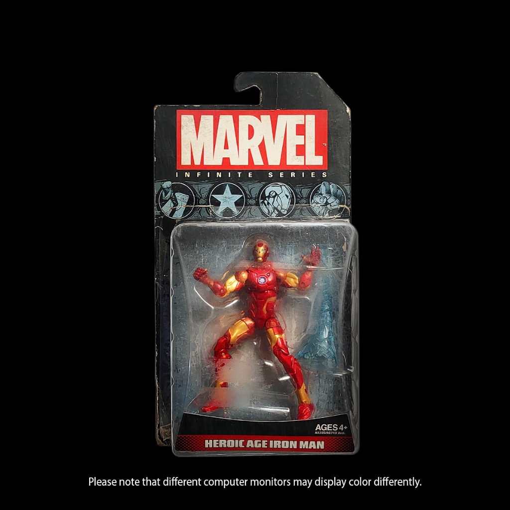 Action Figure Ironman Heroic Age Marvel Infinite Series MOC Figure 3.75 Inch Bagus Artikulasi Banyak
