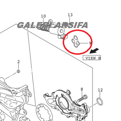 Seal O Ring OCV Suzuki Asli SGP