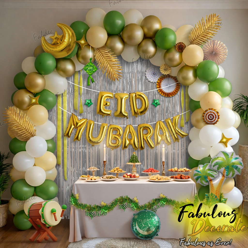 Fabulous Decorate Set Dekorasi Idul Fitri / Dekorasi Balon Idul Fitri / Dekorasi Hari Raya Idul Fitr