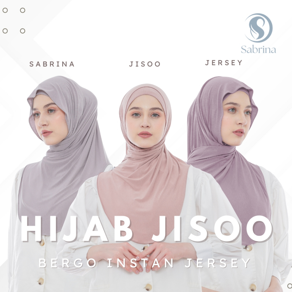 HIJAB INSTAN BERGO HUMA BAHAN KAOS JERSEY COOLTECH MELEYOT PASHMINA TOP BISA EMPAT MODEL