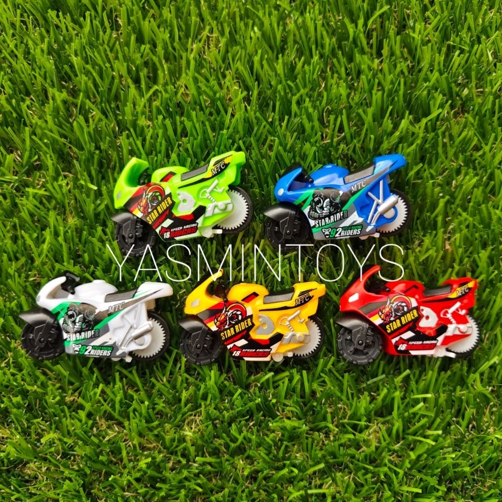 Mainan anak miniatur motor Gp Spin go