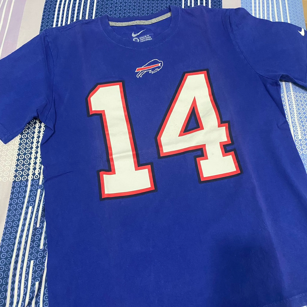 Tshirt kaos bukan hoodie nike NFL Buffalo Bills 14 Watkins medium