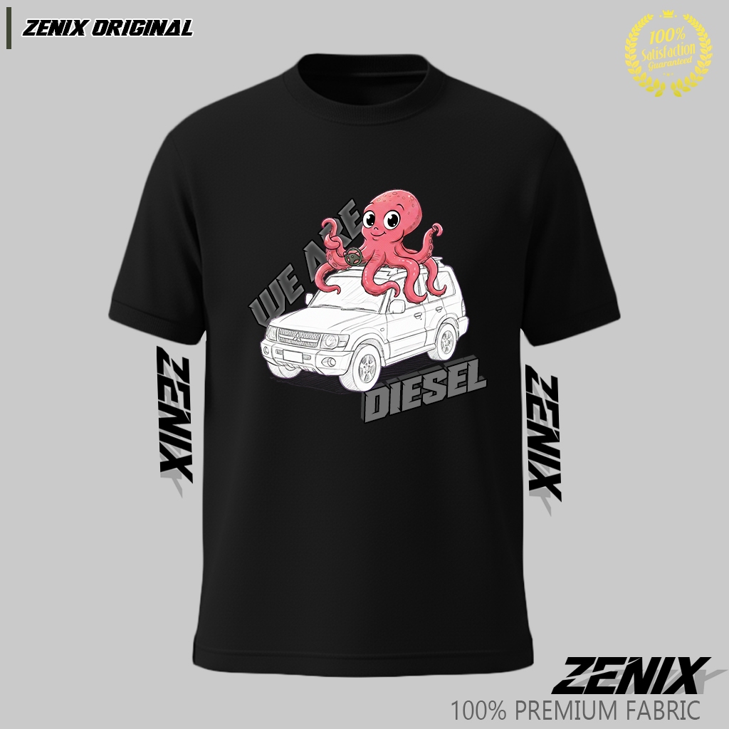 Tshirt Baju Kaos Cumi Darat Diesel Mitsubishi Community Terbaru Original