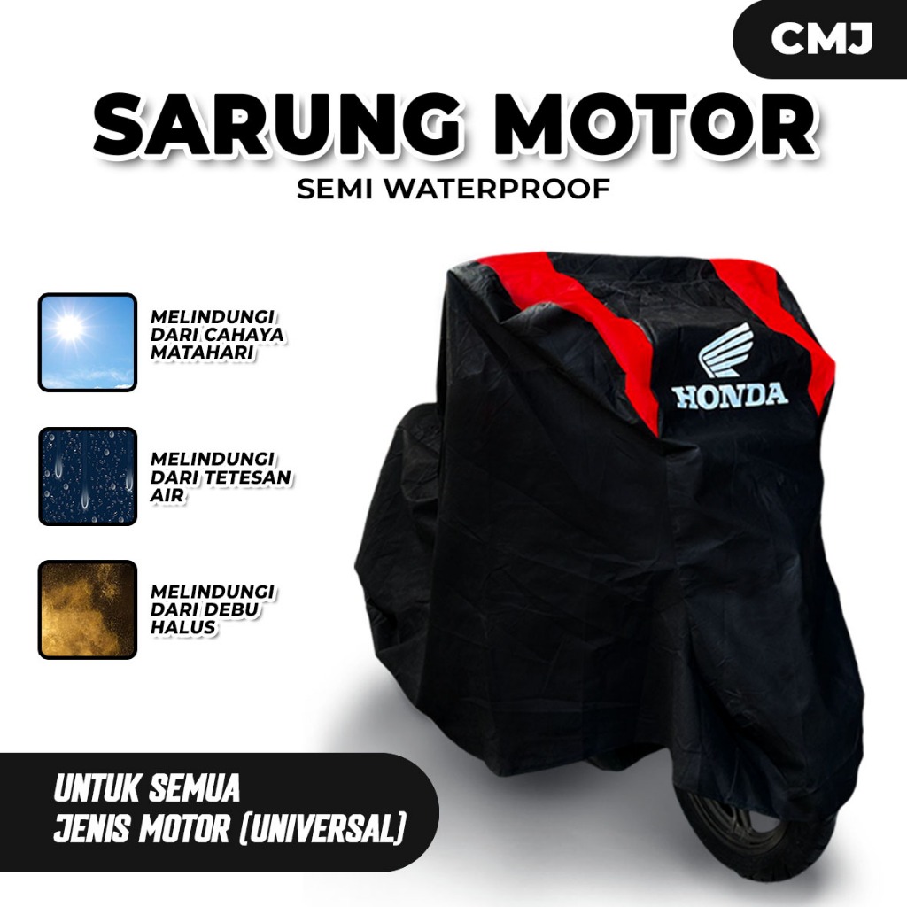 HND - Cover Motor Indoor Semi Waterproof Universal Untuk Semua Motor Sarung Motor Indoor HND YMH