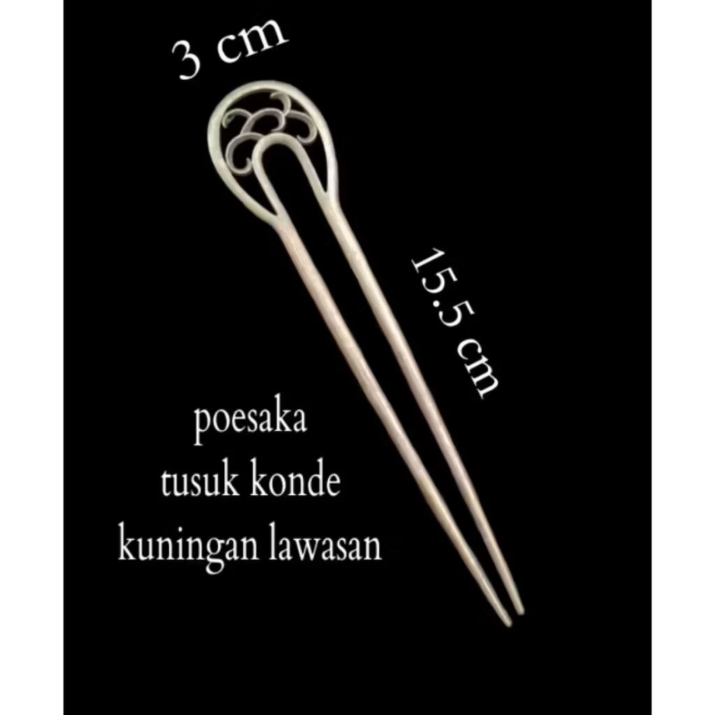 Tusuk konde Brass clasic kuningan