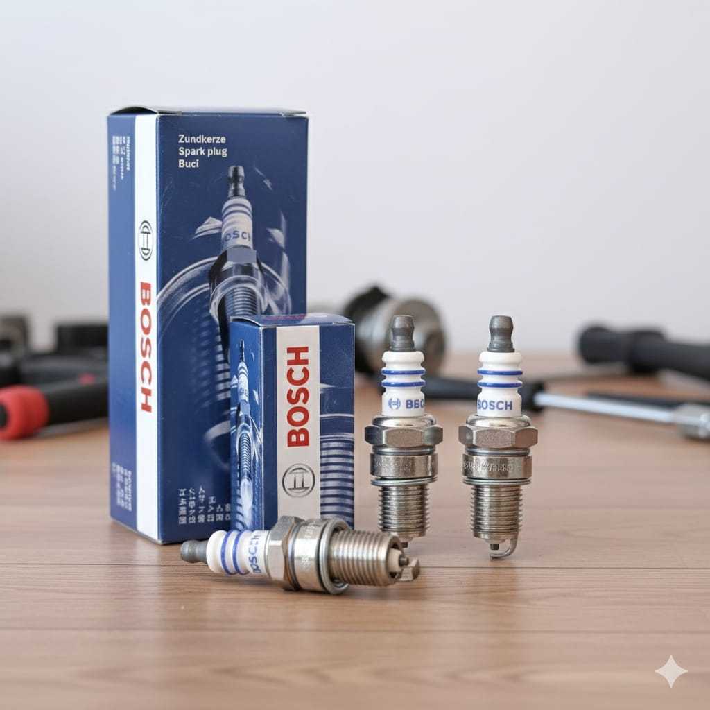 BOSCH BUSI MESIN POTONG RUMPUT WS7F BUSI 2 TAK DRAT PENDEK ORIGINAL