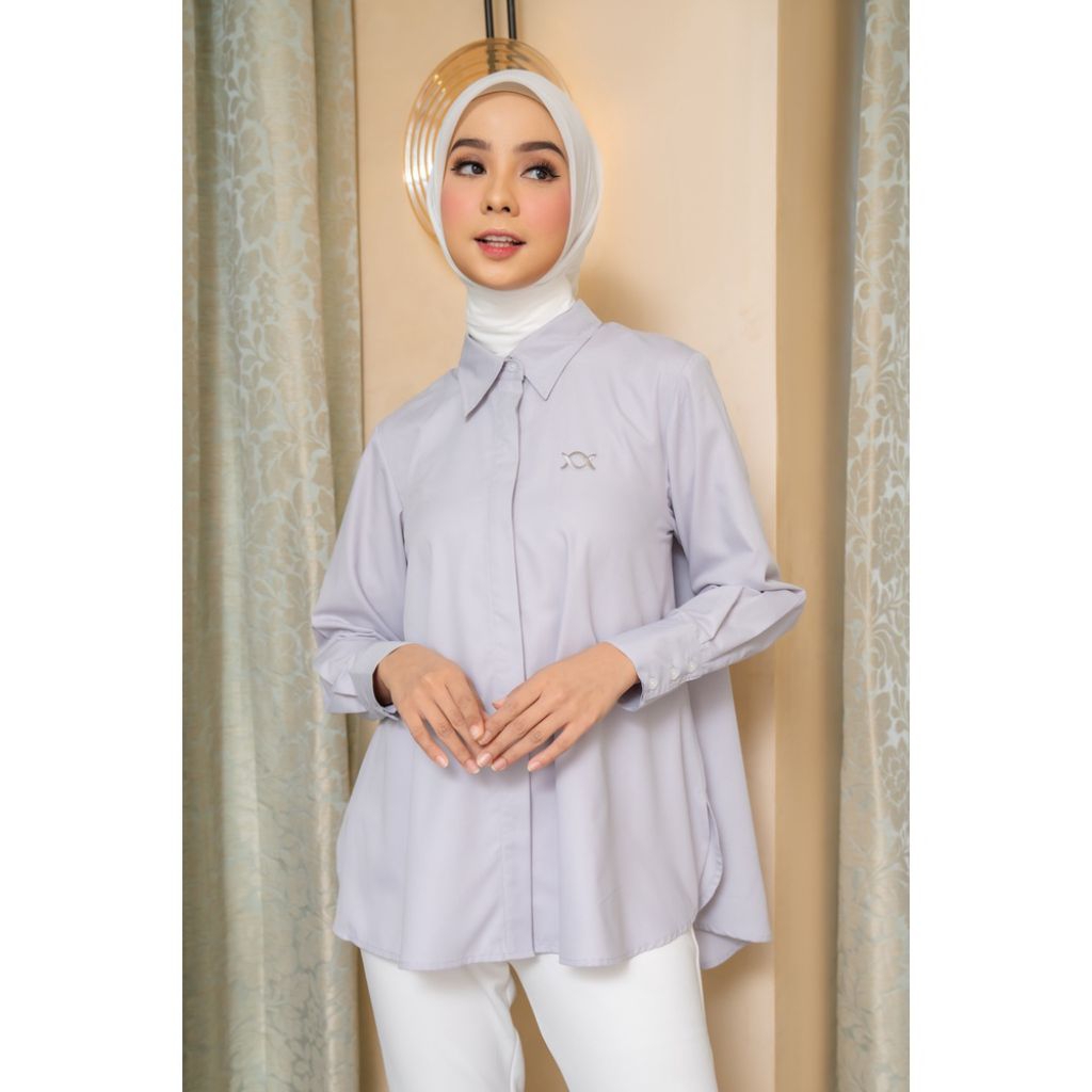 Klamby - Lucy Shirt Smoke Grey M