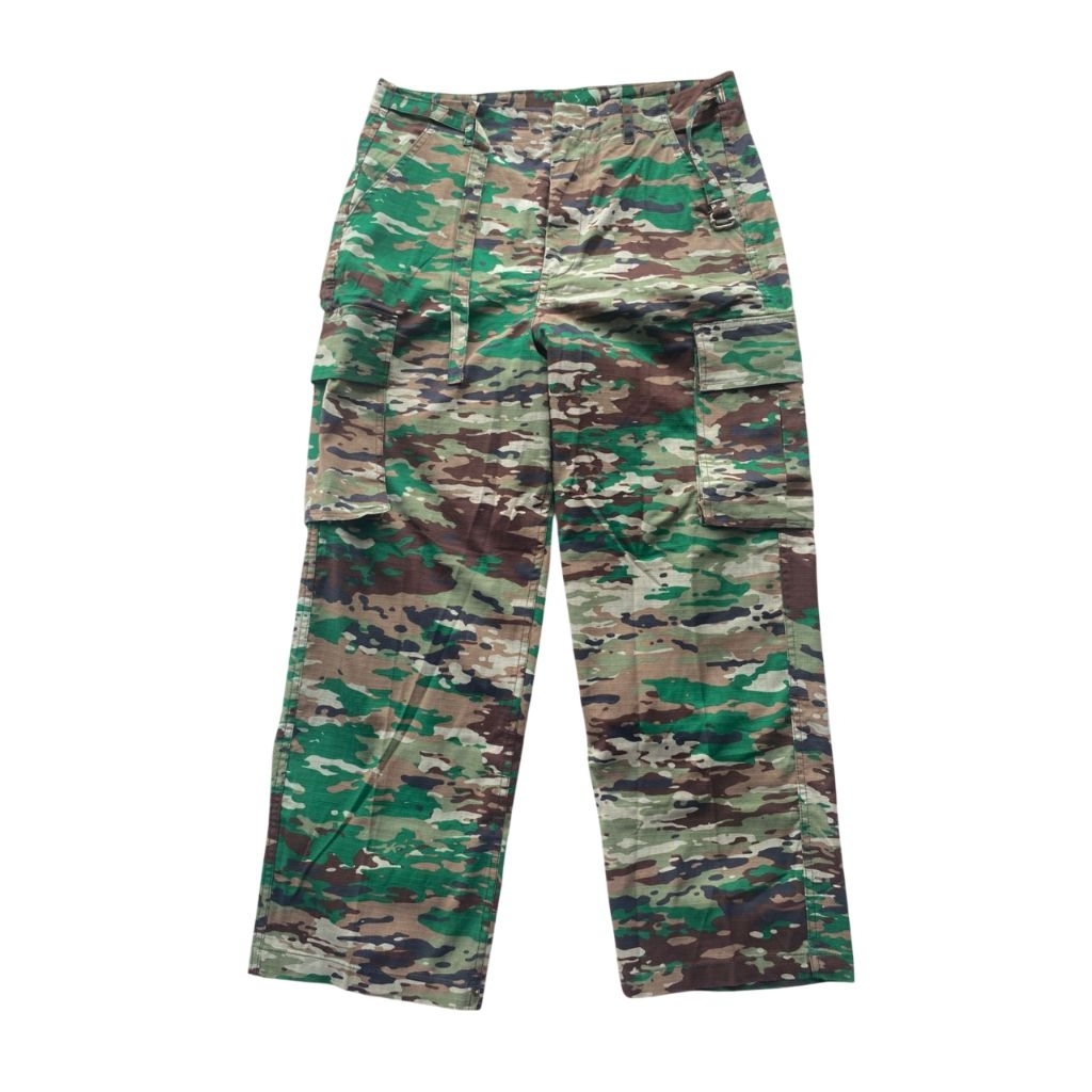 Celana PDL Trousers Loreng Multicam Tropis Jatah Pembagian TNI AD Bekas (1)