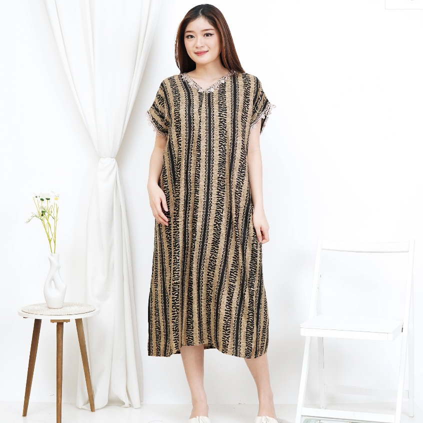 Daster Rayon jumbo busui kekinian ld 110 - 130
