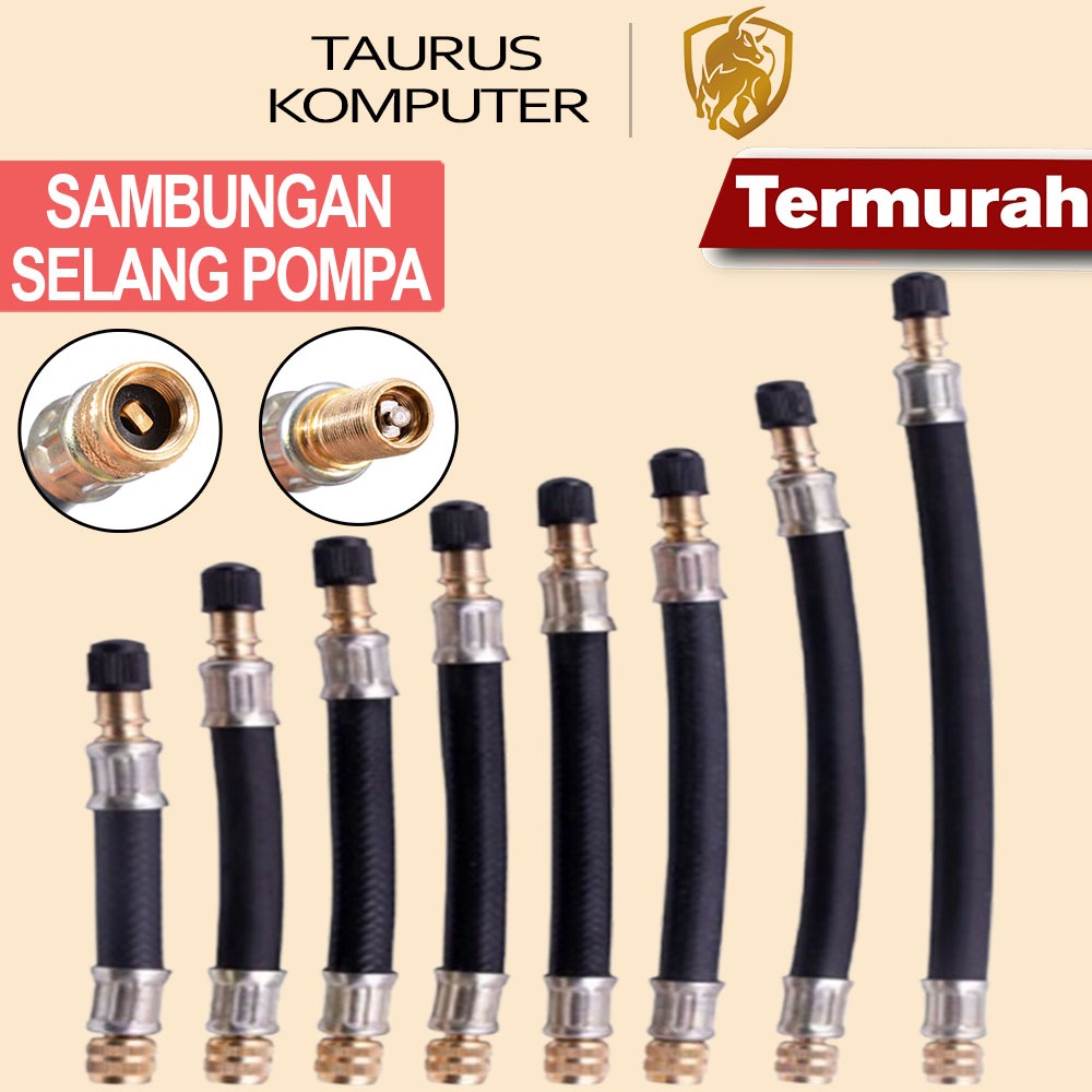 Selang Extension Pemanjang Sambungan Pompa Ban Mobil Motor Dan Sepeda Listrik Universal Hose Tube
