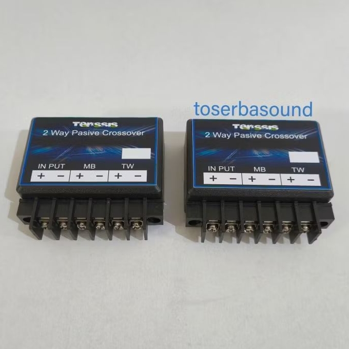 Pasif Crossover 2way speaker split Midbass Tweeter Tensis audio mobil
