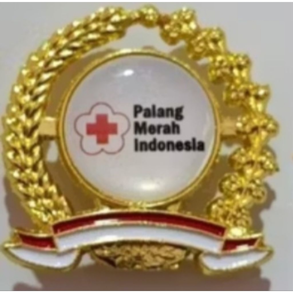 Pin PMI Pin Palang Merah Pin PMI bulat