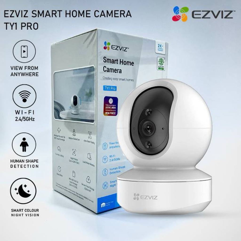 Kamera cctv Ezviz TY1-2MP Indoor cctv kamera wifi kamera 360 derajat