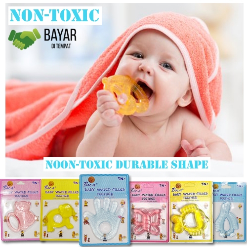 Empeng Gigitan bayi Boca NON-TONIX Mainan Perangsang pertumbuhan gigi bayi Phhthalate-Free Noon-Toni