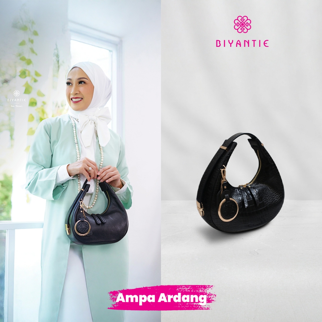 Biyantie Ampa Ardang Shoulder Bag Exclusive Handcrafted Genuine Leather Luxury Handle Bag