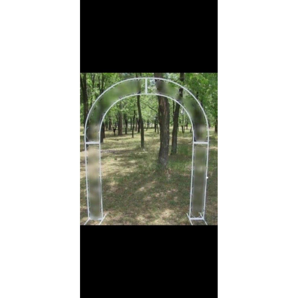 pergola besi  dekorasi & taman