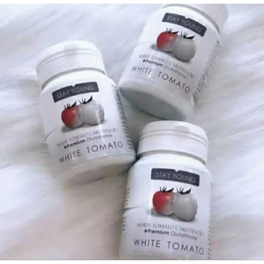 Stay Young White Tomato Vitamin Suplemen Pemutih Badan Cepat Dan Aman Stay Young White Tomato Origin