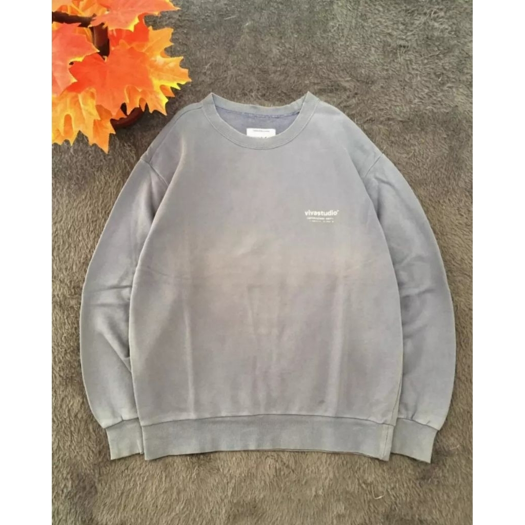 Link Cekout Sweatshirt Crewneck Vivastudio Biru Telor Asin Original.