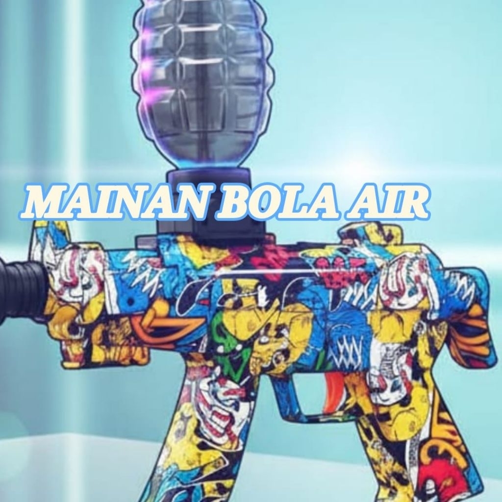 MAINAN ANAK WATER GELL pistolanTembakan Baterai Cas Lengkap Varian Baterai Cadangan Tahan Lama