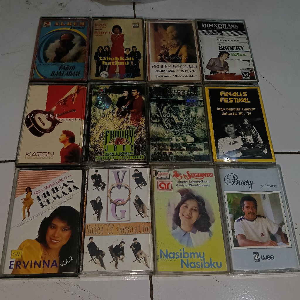 PAKET KASET PITA BORONGAN YA (12 KASET)